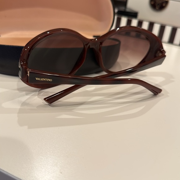 Valentino Garavani Dark Brown Sunglasses - Picture 2 of 6